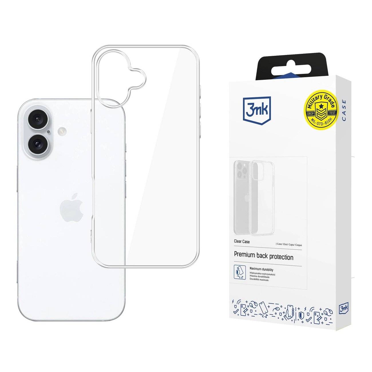 3mk Clear Case iPhone 16 Plus –