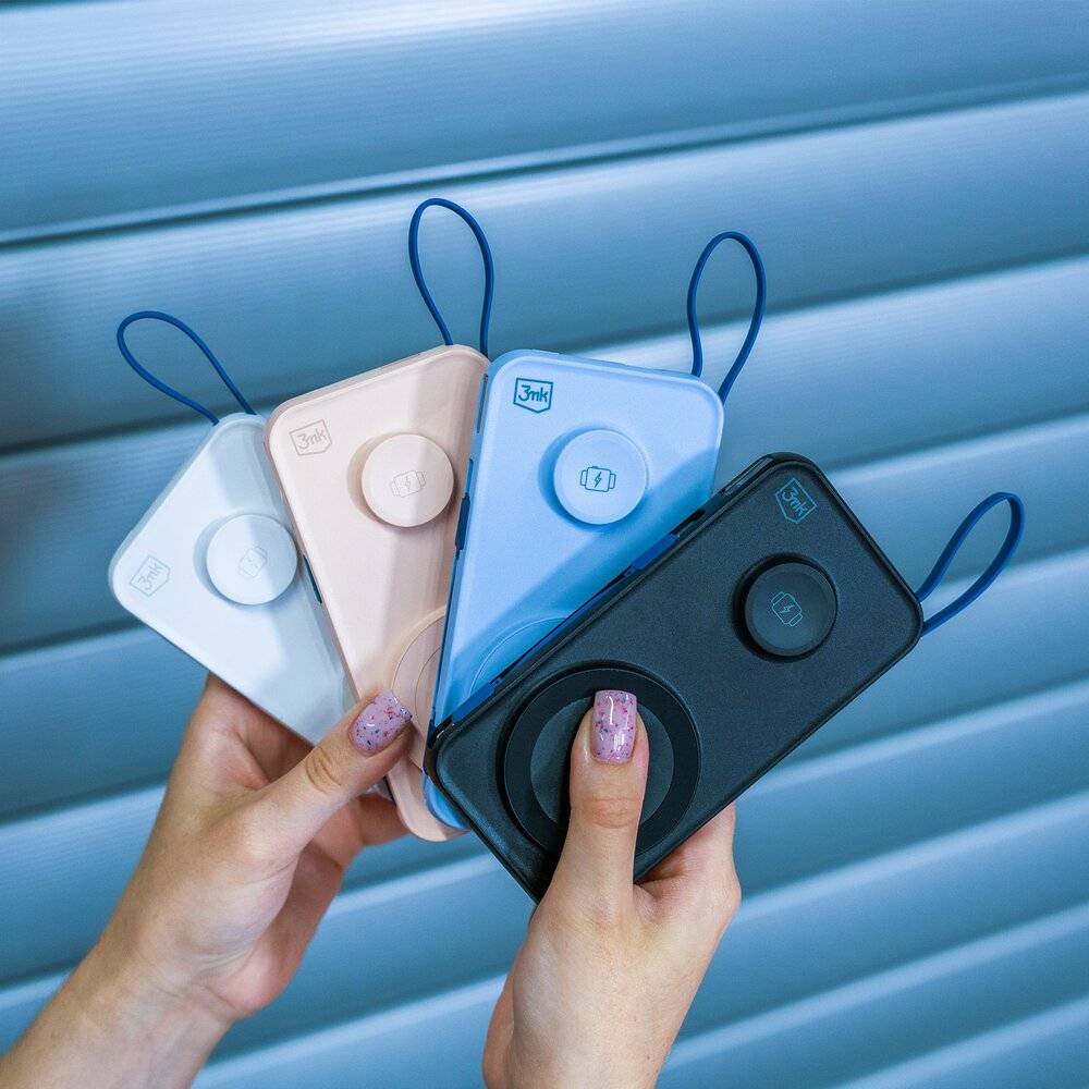 Powerbank 3mk PastelUp 10.000 mAh 22,5 W USB 1A1C – weiß