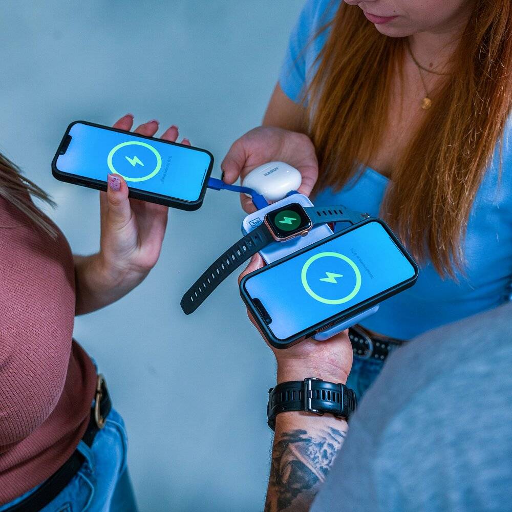 Powerbank 3mk PastelUp 10.000 mAh 22,5 W USB 1A1C – schwarz