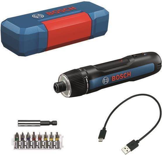 Bosch GO 3 Professional Akkuschrauber 3.6Volt blau/schwarz im Mini-Case (06019H2201)