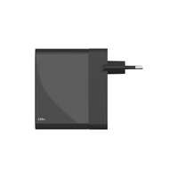 Sitecom 140W GaN Wandladegerät mit LED-Anzeige und USB-C/USB-A Sitecom 140W GaN Wandladegerät mit LED-Anzeige und USB-C/USB-A