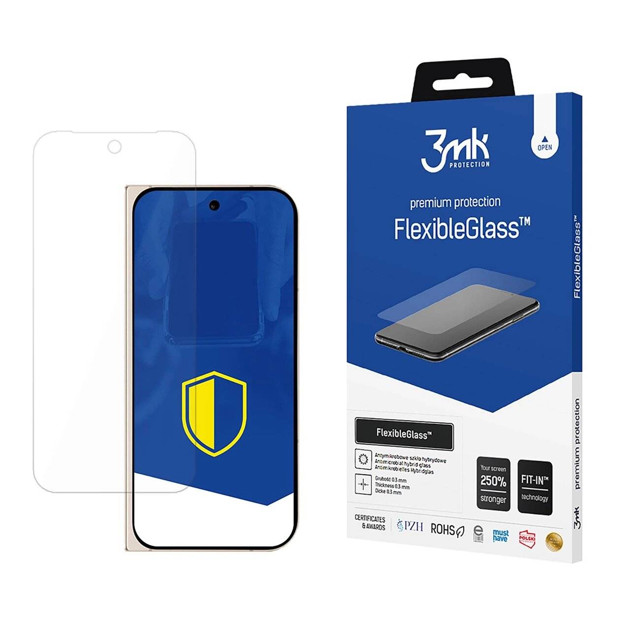 3mk FlexibleGlass Hybridglas Google Pixel 9 Pro Fold Vorderseite