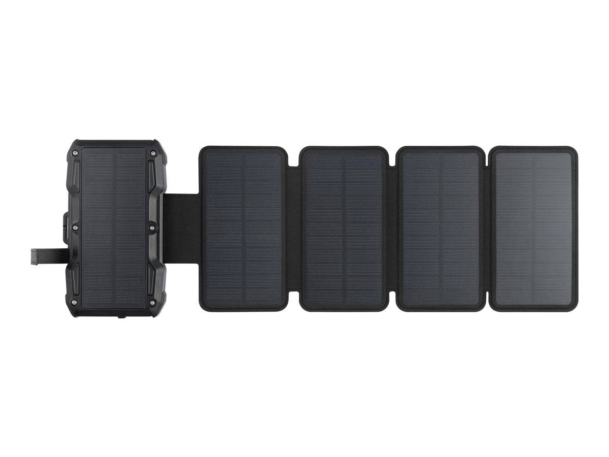 Sandberg Solar PowerBank - Kabelloses Ladepad / Solar-Powerbank - 5-Panel - 27000 mAh - 99.9 Wh - 22.5 Watt - 1.67 A - P