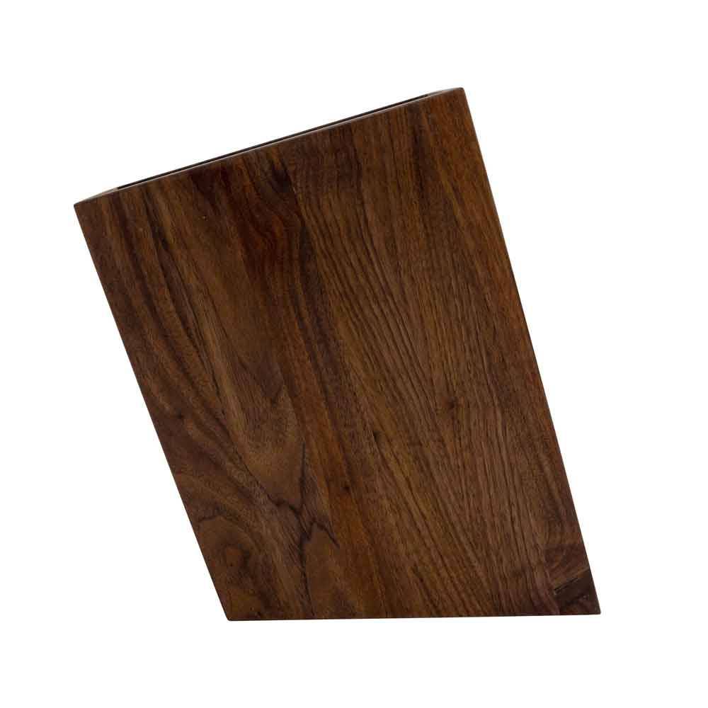 Continenta Messerblock, flexibler Einsatz, schräg, Walnuss