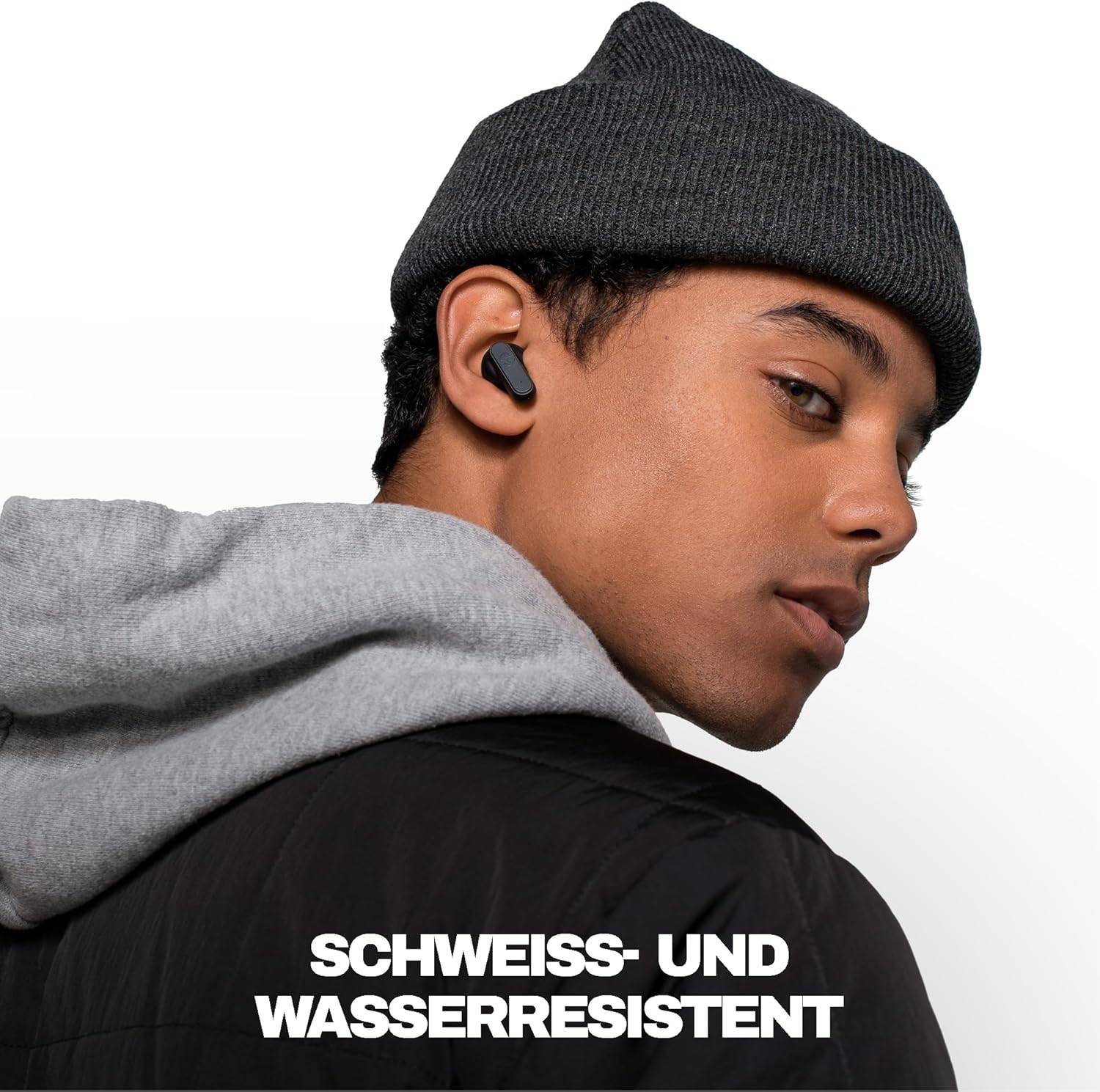 Skullcandy Dime 3 In-Ear Wireless-Kopfhörer Mikro kompat. iPhone Android black