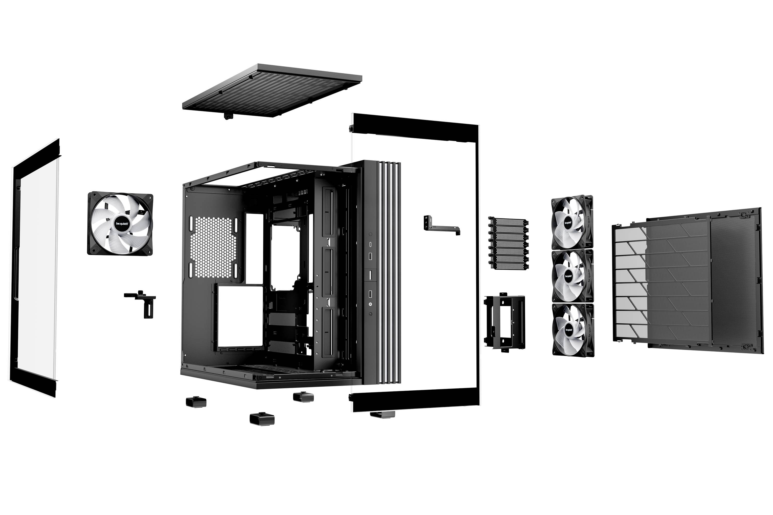 Be Quiet! Light Base 600 LX - Midi-Tower - ATX - Seitenteil mit Fenster (Glas)