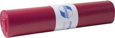 Abfallsack Standard 575x1000mm 70l rot 25 St./Pack