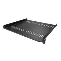 StarTech.com 2-Pack 1U Server Rack Shelf, Vented, 44lb Capacity, 16"" Deep (CABSHELF116V2PK)
