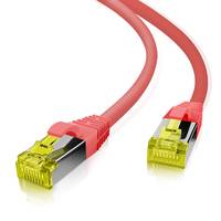 Helos 338723 Netzwerkkabel Rot - Gelb 7 m Cat6a S/FTP S-STP - Netzwerk - CAT 6a