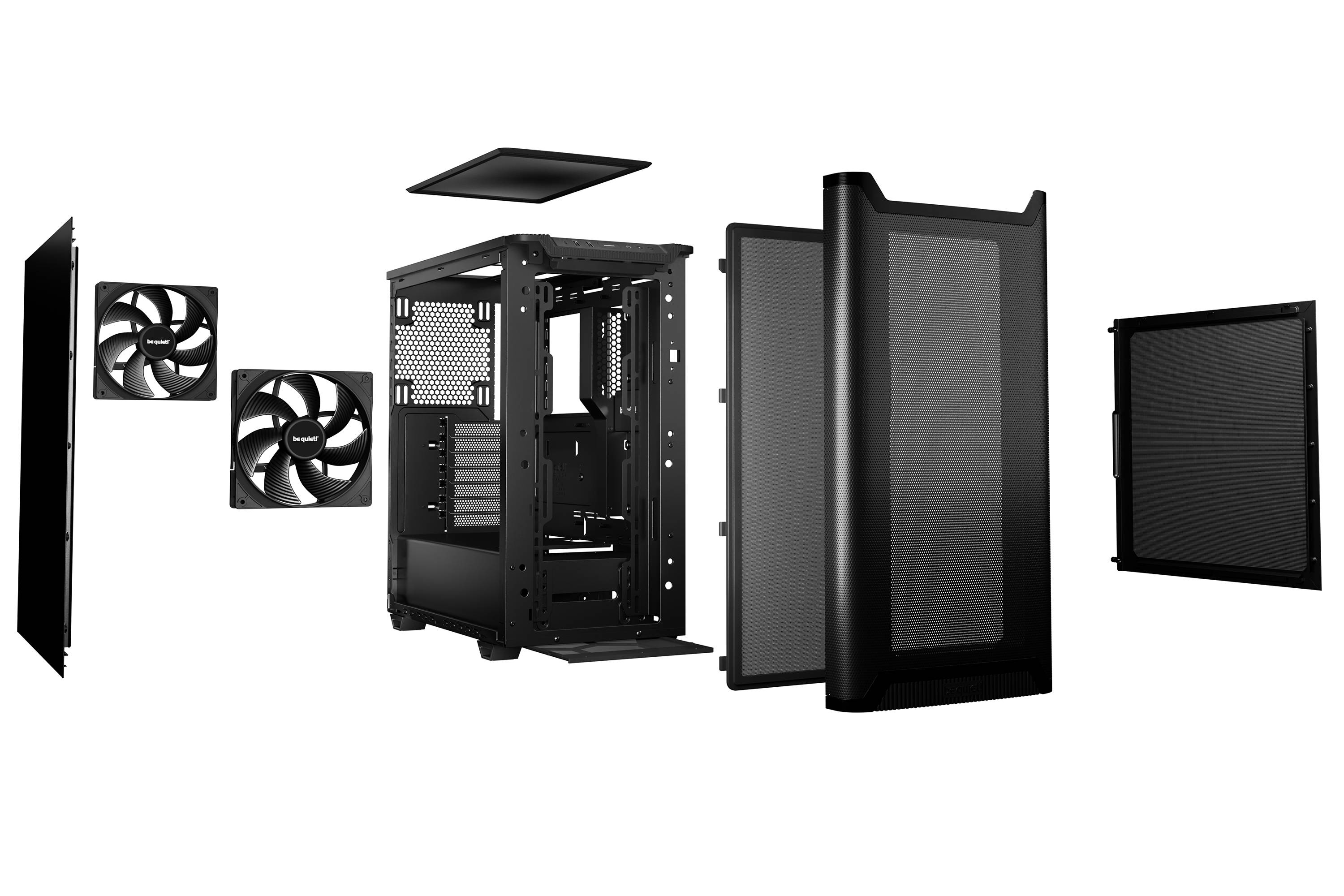 Be Quiet! Pure Base 501 Airflow - Midi-Tower - ATX - keine Spannungsversorgung (ATX / PS/2)