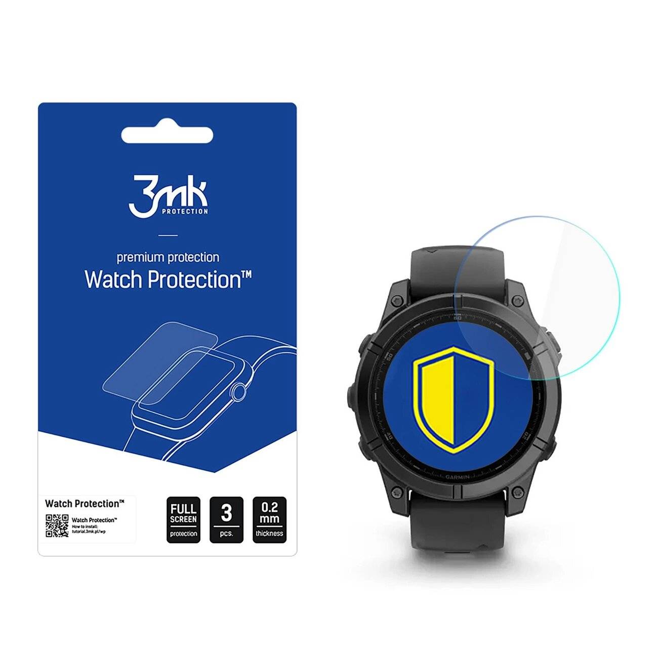 3mk Watch Protection FlexibleGlass Hybridglas Garmin Fenix ​​​​E 47 mm