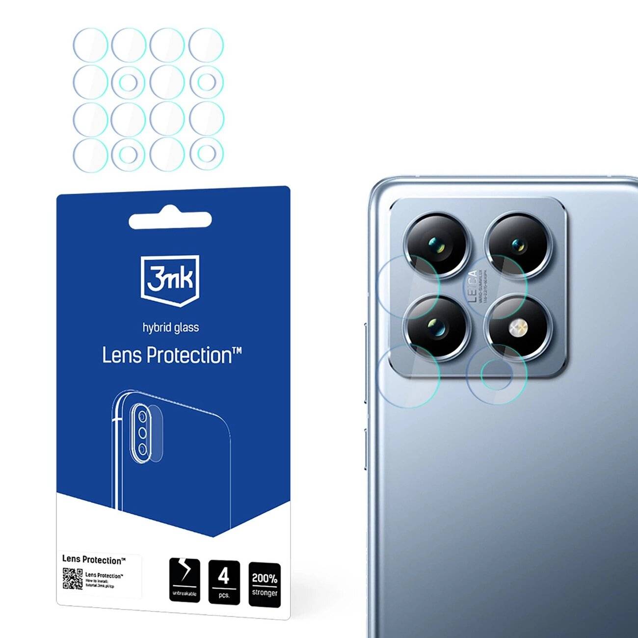 3mk Objektivschutz Kameraobjektiv Hybridglas Xiaomi 14T/14T Pro