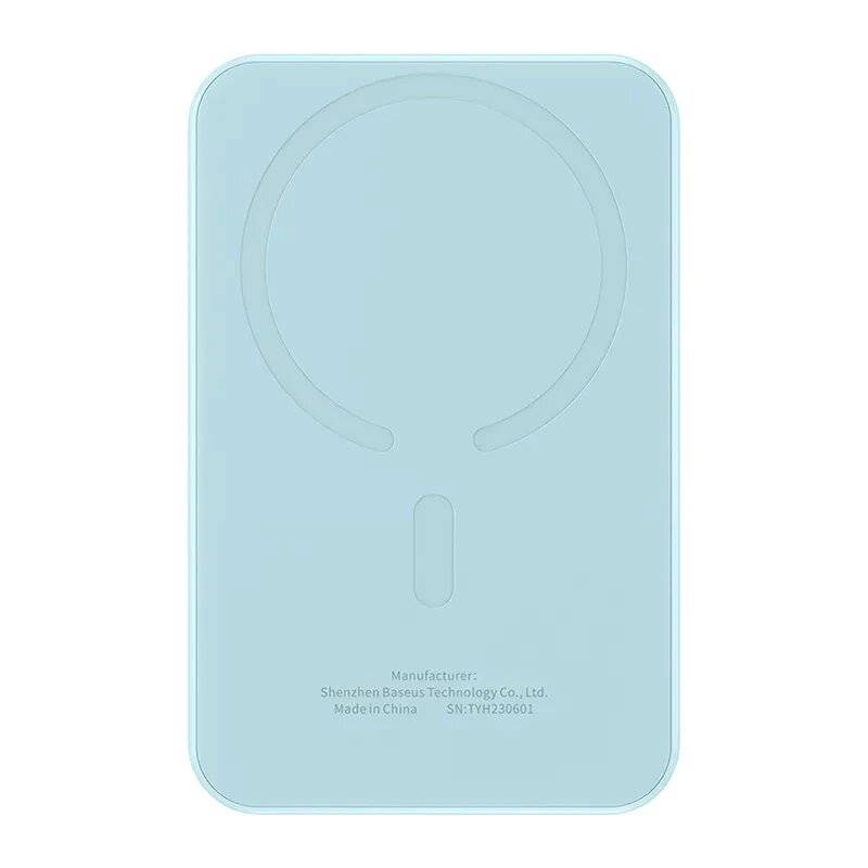 Magnetische Mini-Powerbank Baseus 5000mAh, USB-C 20W (blau)