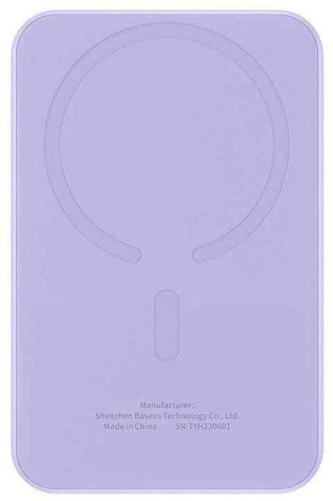 Baseus Magnetic Powerbank, MagSafe, USB-C, 5.000mAh, 20W, violett