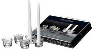 Ritzenhoff & Breker Kerzenhalter ''LUMI'', aus Glas konischer Kerzenhalter für Leuchterkerzen und