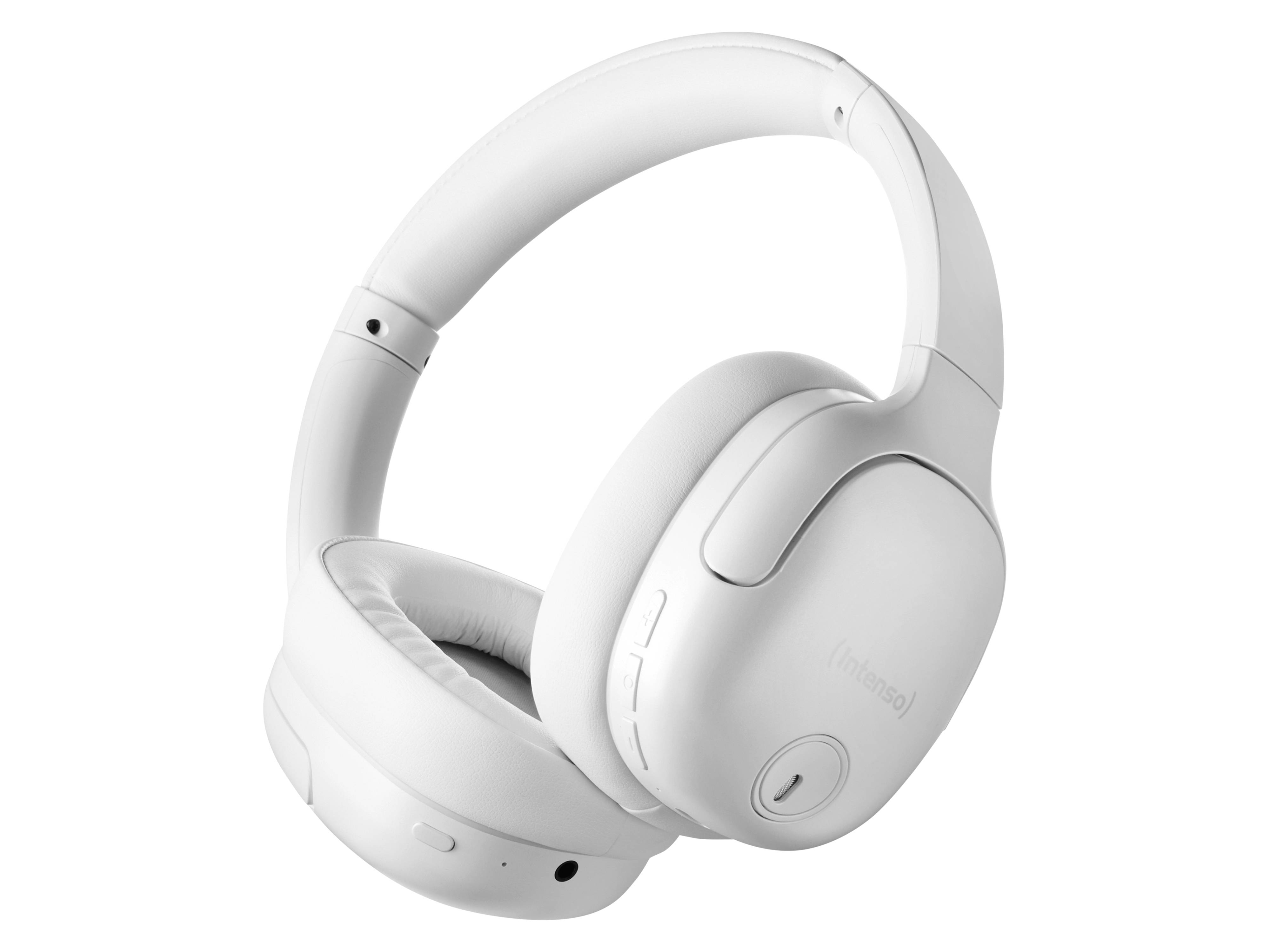 INTENSO Over-Ear Kopfhörer O400HA, TWS, Bluetooth, ANC, weiß