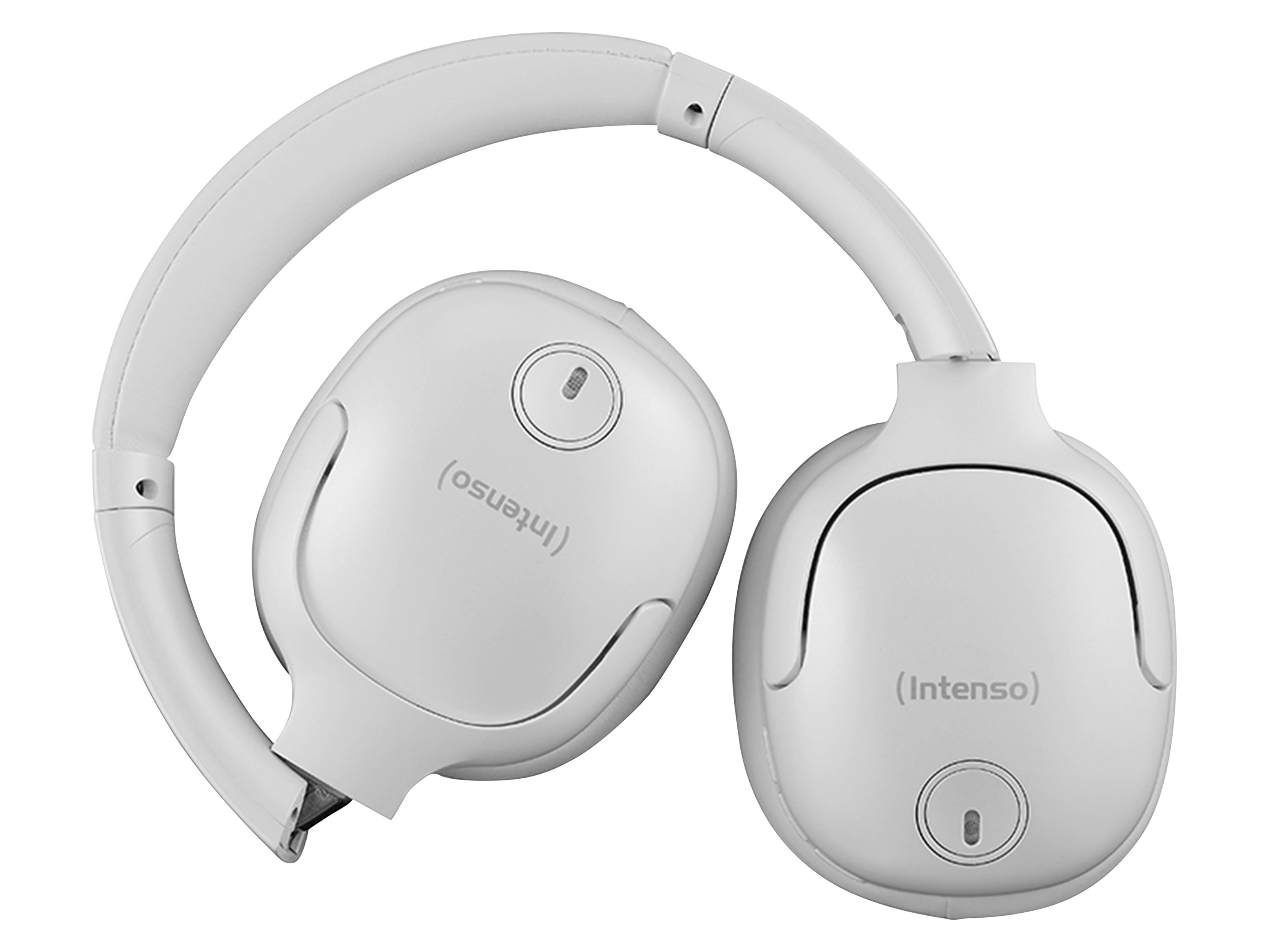 INTENSO Over-Ear Kopfhörer O400HA, TWS, Bluetooth, ANC, weiß