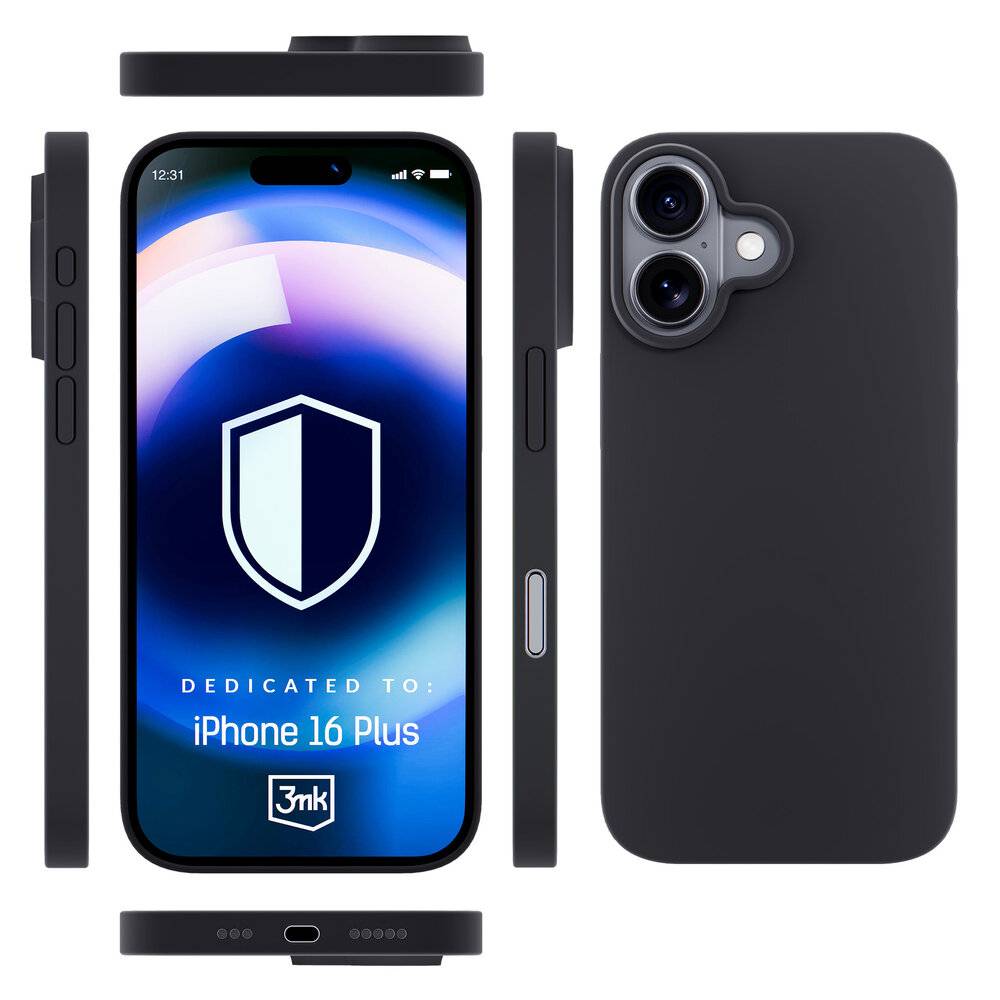 3mk Hardy Silicone MagCase iPhone 16 Plus - Grau