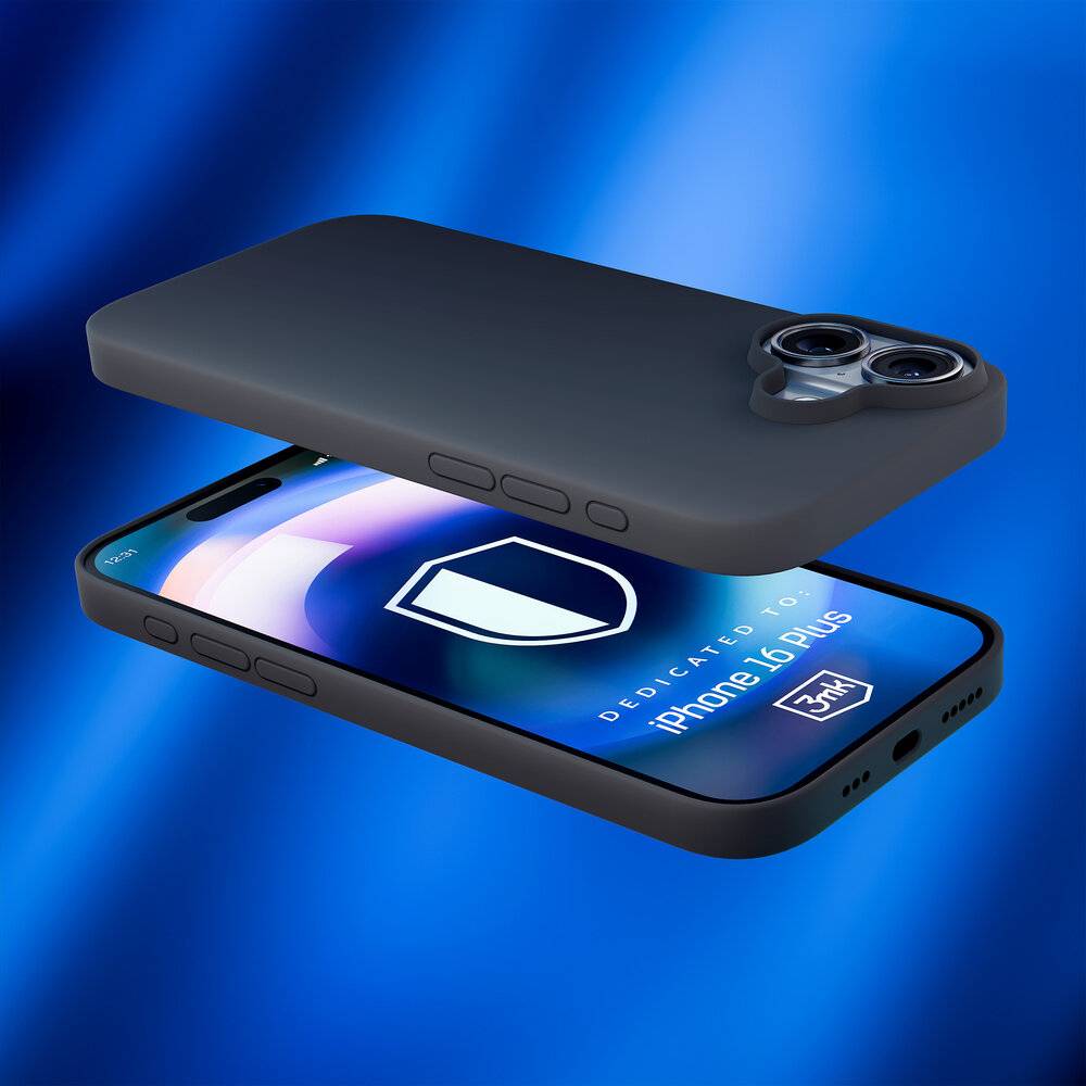 3mk Hardy Silicone MagCase iPhone 16 Plus - Grau