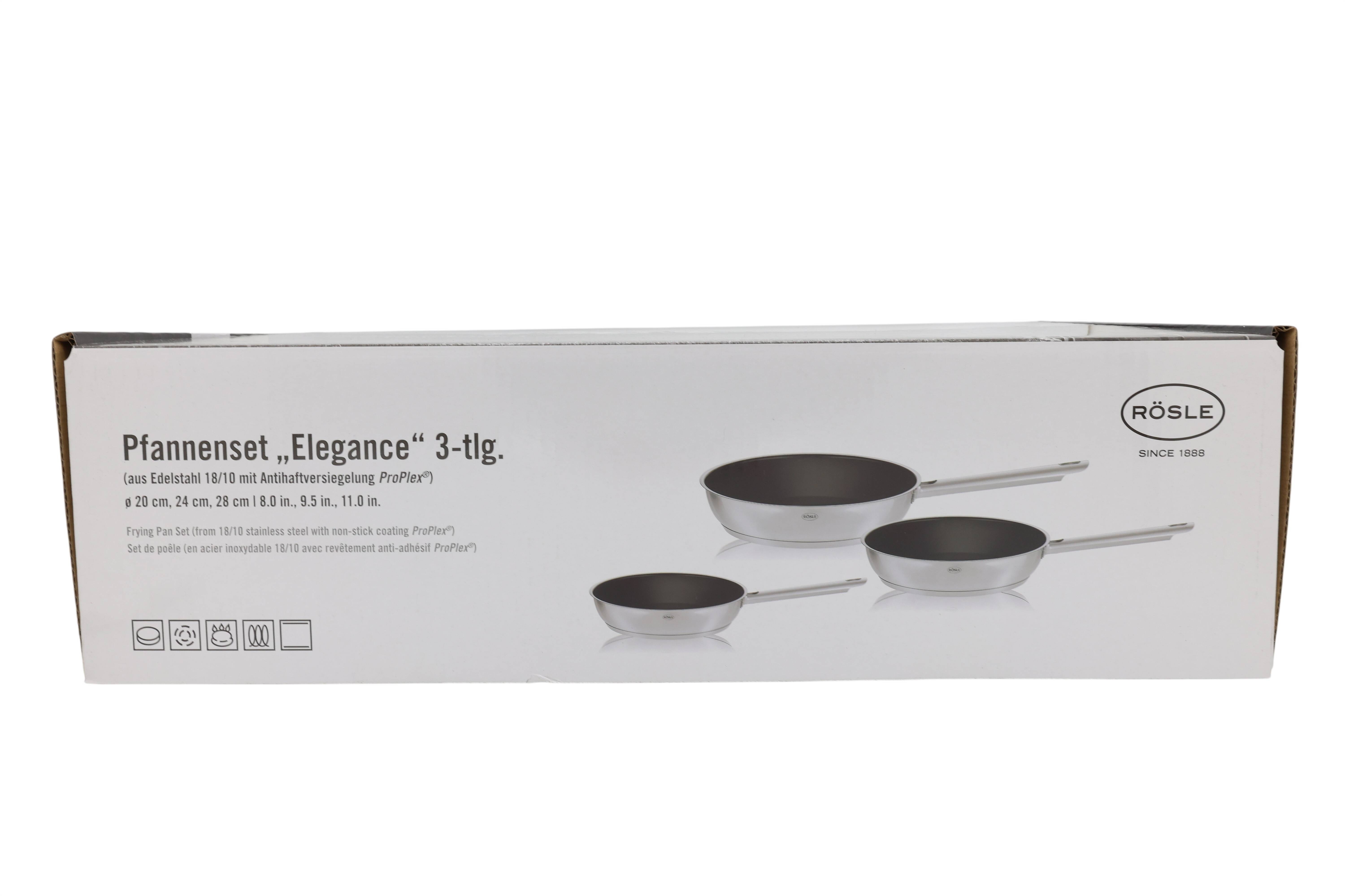 RÖSLE ELEGANCE Bratpfannen-Set 3-tlg