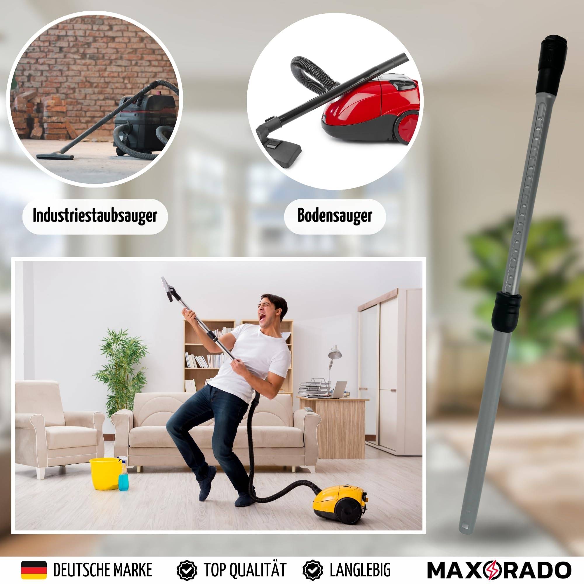 Bodendüse Set rohr für Bosch Siemens SQ4GP1264 Staubsauger Q 4.0 green power allergy VSZ5337 VSQ5X12M1 Staubsaugerrohr