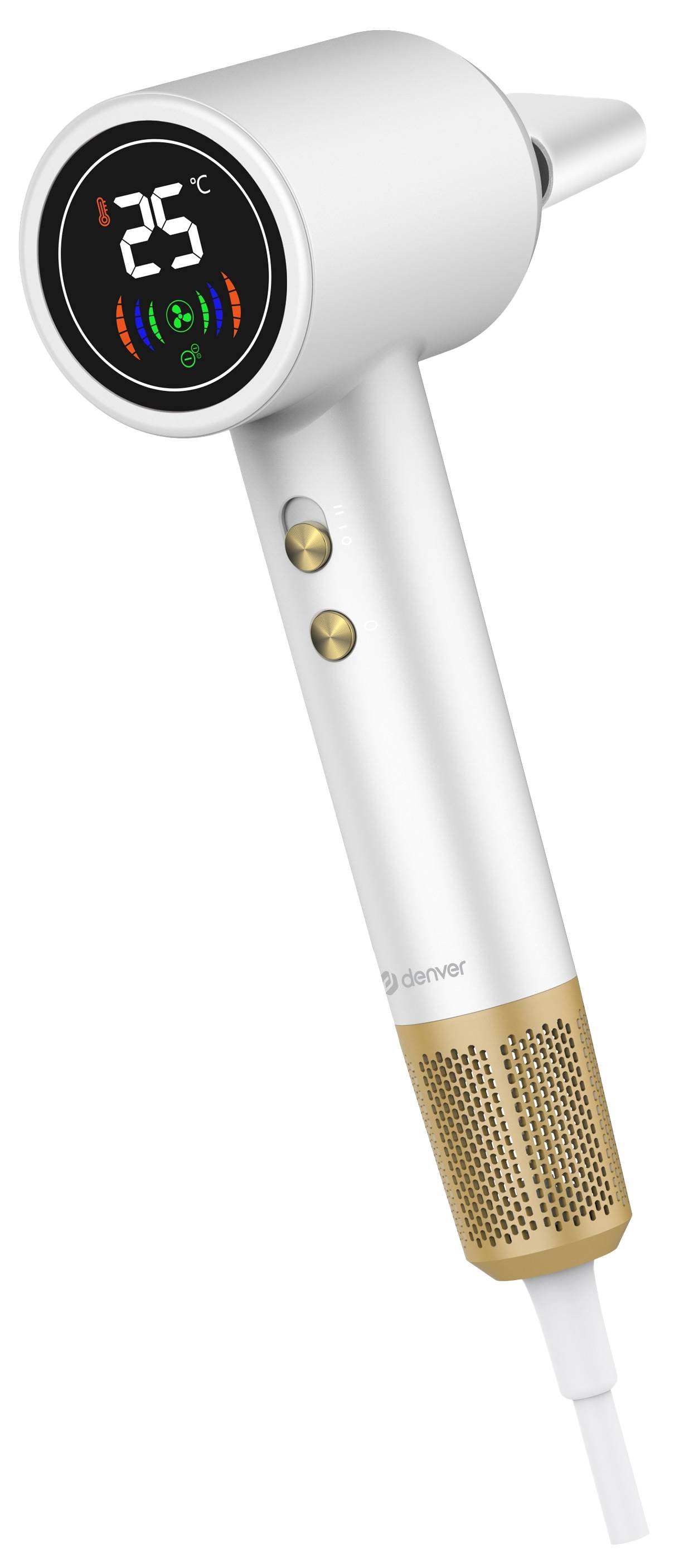 DENVER Haartrockner HDD-1400 W, weiß