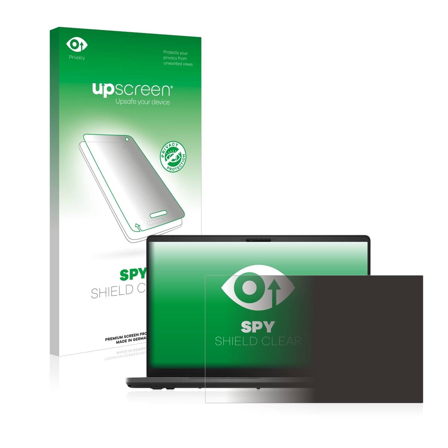 upscreen Spy Shield Clear Premium Blickschutzfolie für Dell Latitude