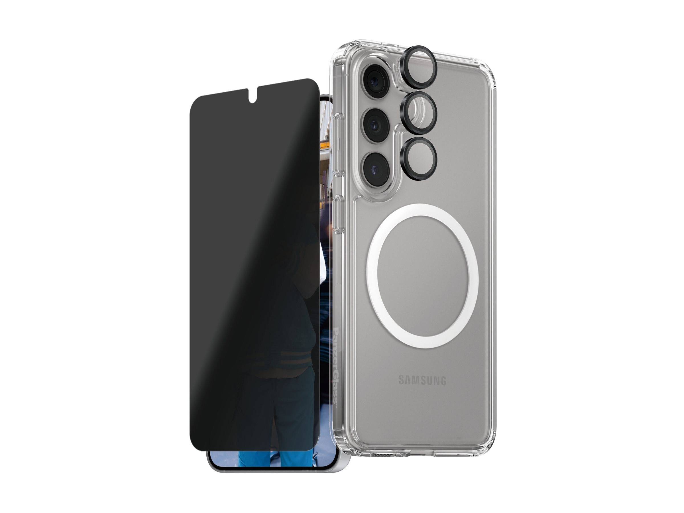 PANZERGLASS - CARE by PanzerGlass Urban Combat - Hintere Abdeckung für Mobiltelefon - 3-in-1 - kompatibel mit MagSafe -