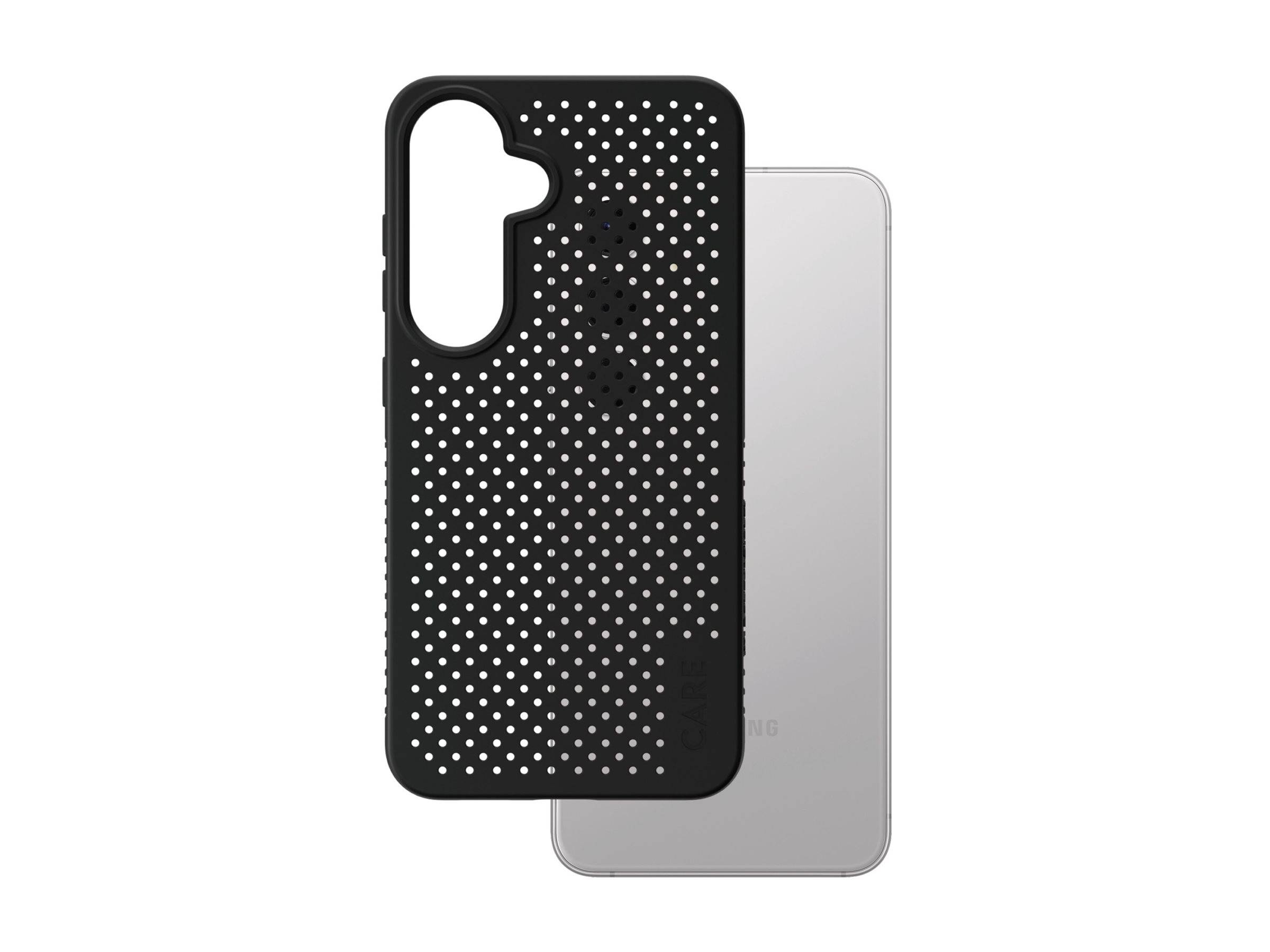 PANZERGLASS - CARE by PanzerGlass Heat Beat - Hintere Abdeckung für Mobiltelefon - Qi - 100 % recyceltes Polycarbonat, 1