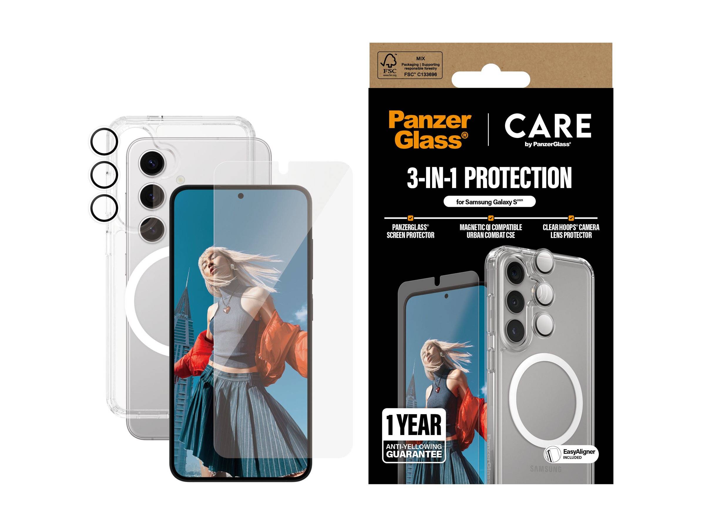 PANZERGLASS - CARE by PanzerGlass Urban Combat - Hintere Abdeckung für Mobiltelefon