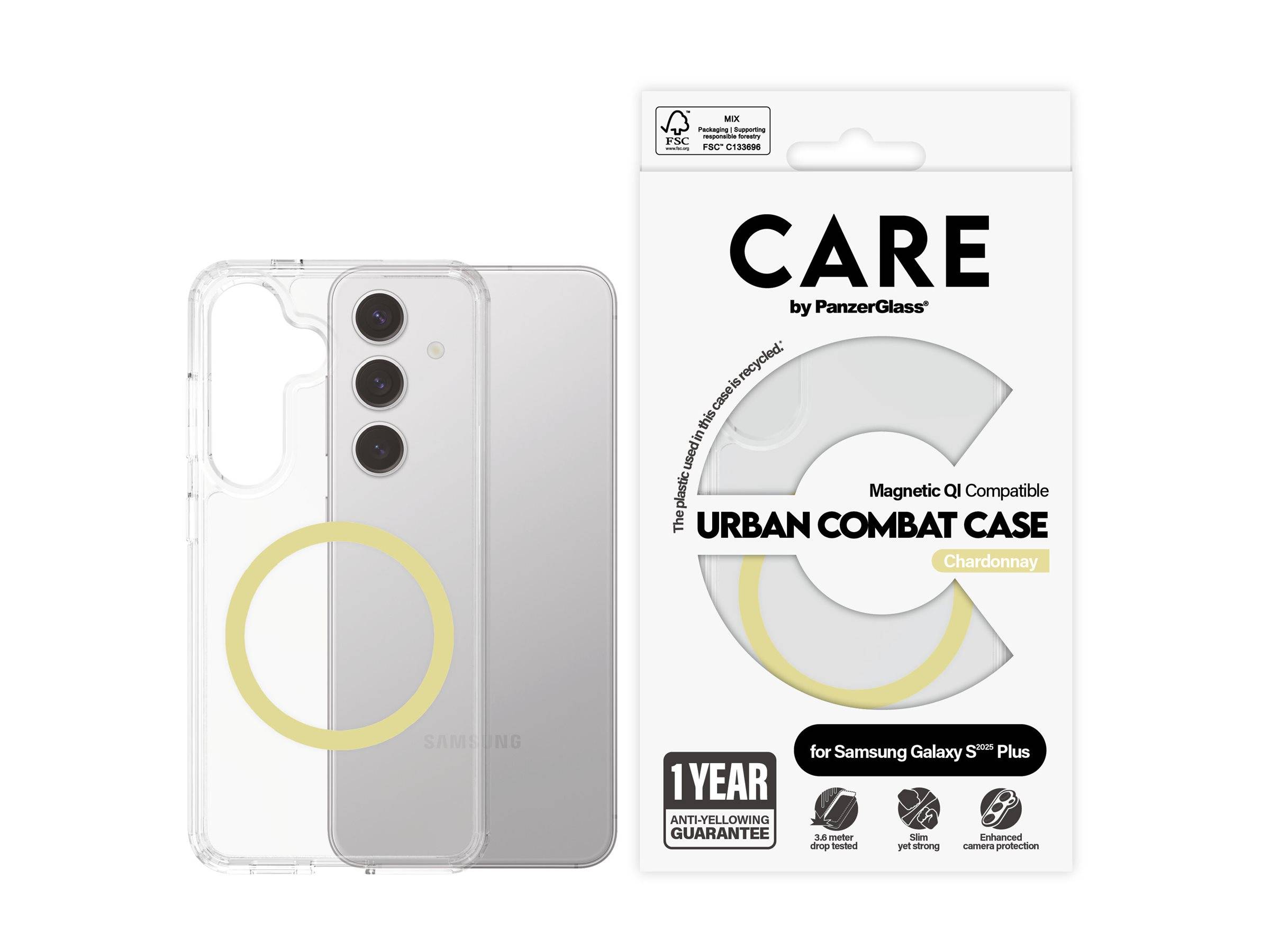 PANZERGLASS - CARE by PanzerGlass Urban Combat - Hintere Abdeckung für Mobiltelefon - Thermoplastisches Polyurethan (TPU