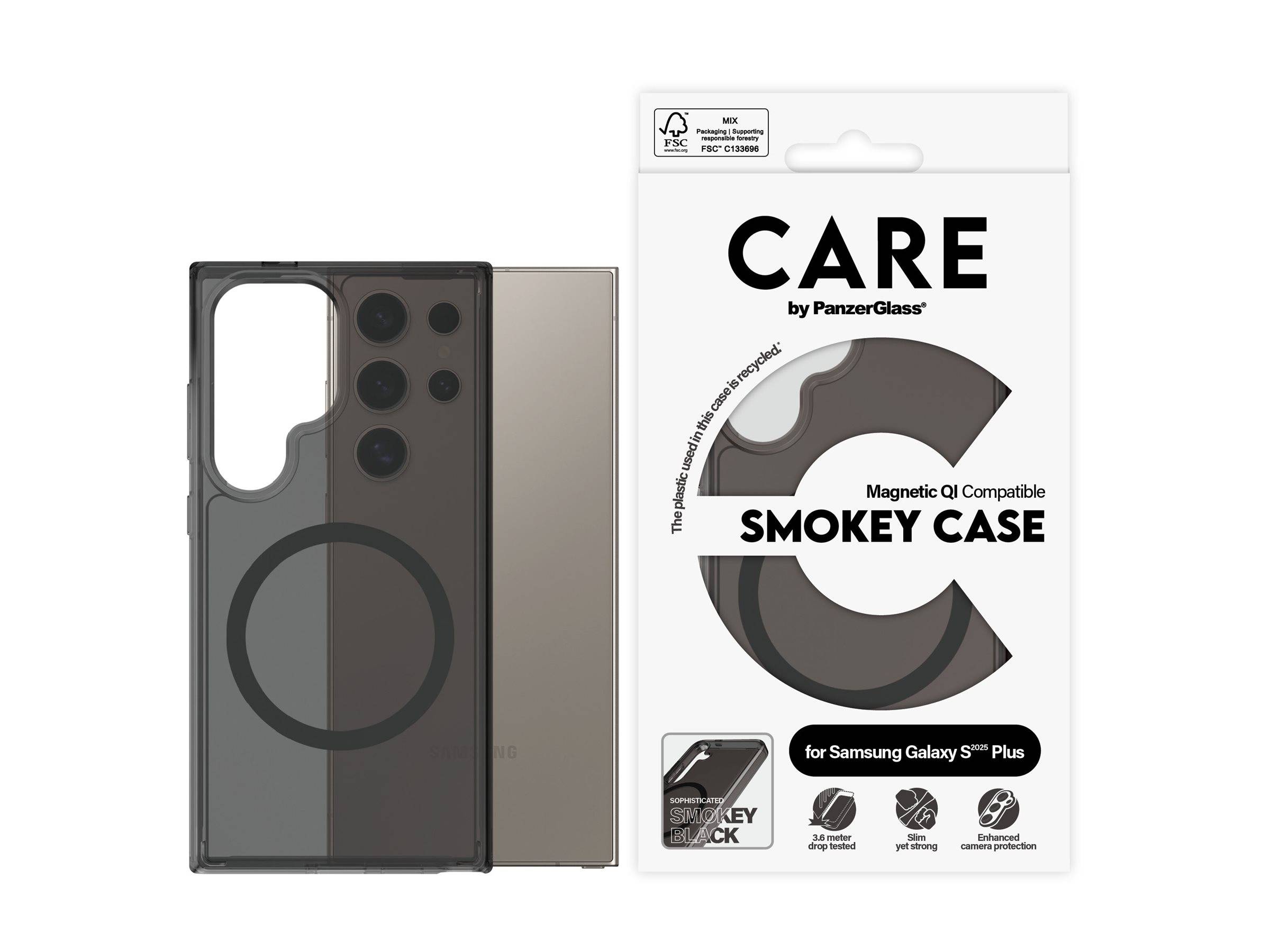 PANZERGLASS - CARE by PanzerGlass Urban Combat - Hintere Abdeckung für Mobiltelefon - Thermoplastisches Polyurethan (TPU