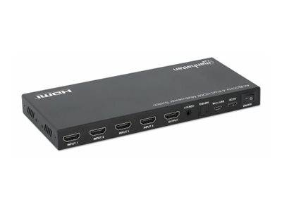 MANHATTAN 4K 30Hz 4-Port HDMI Multiviewer Switch