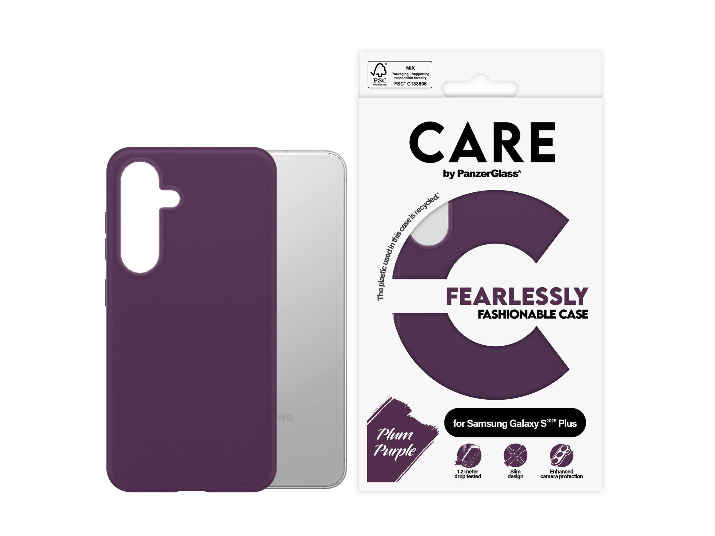 CARE by Schutzglass Fashion Hülle Samsung Galaxy S25+ – Lila