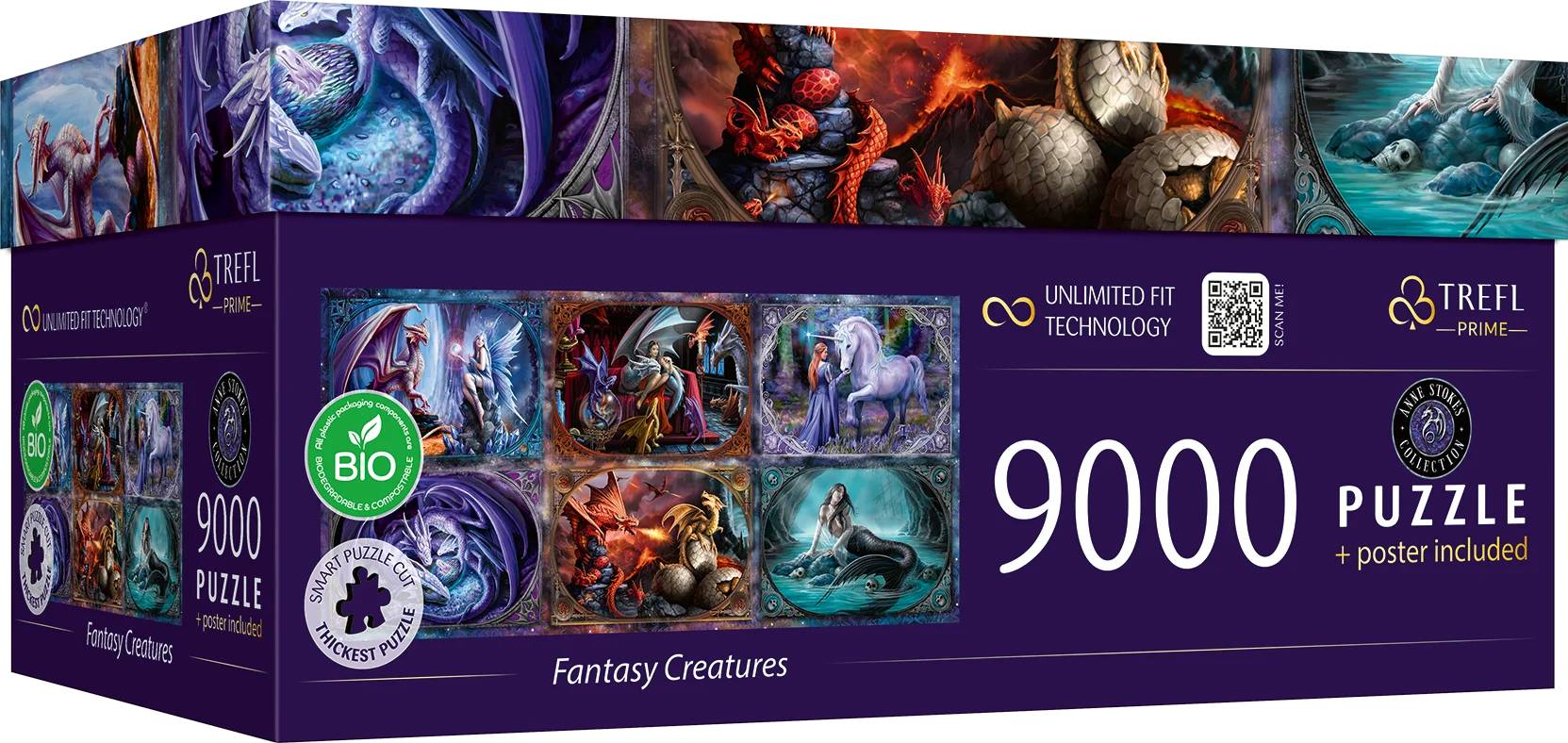 Trefl 81034 Anne Stokes Fantasie Kreaturen 9000 Teile Puzzle