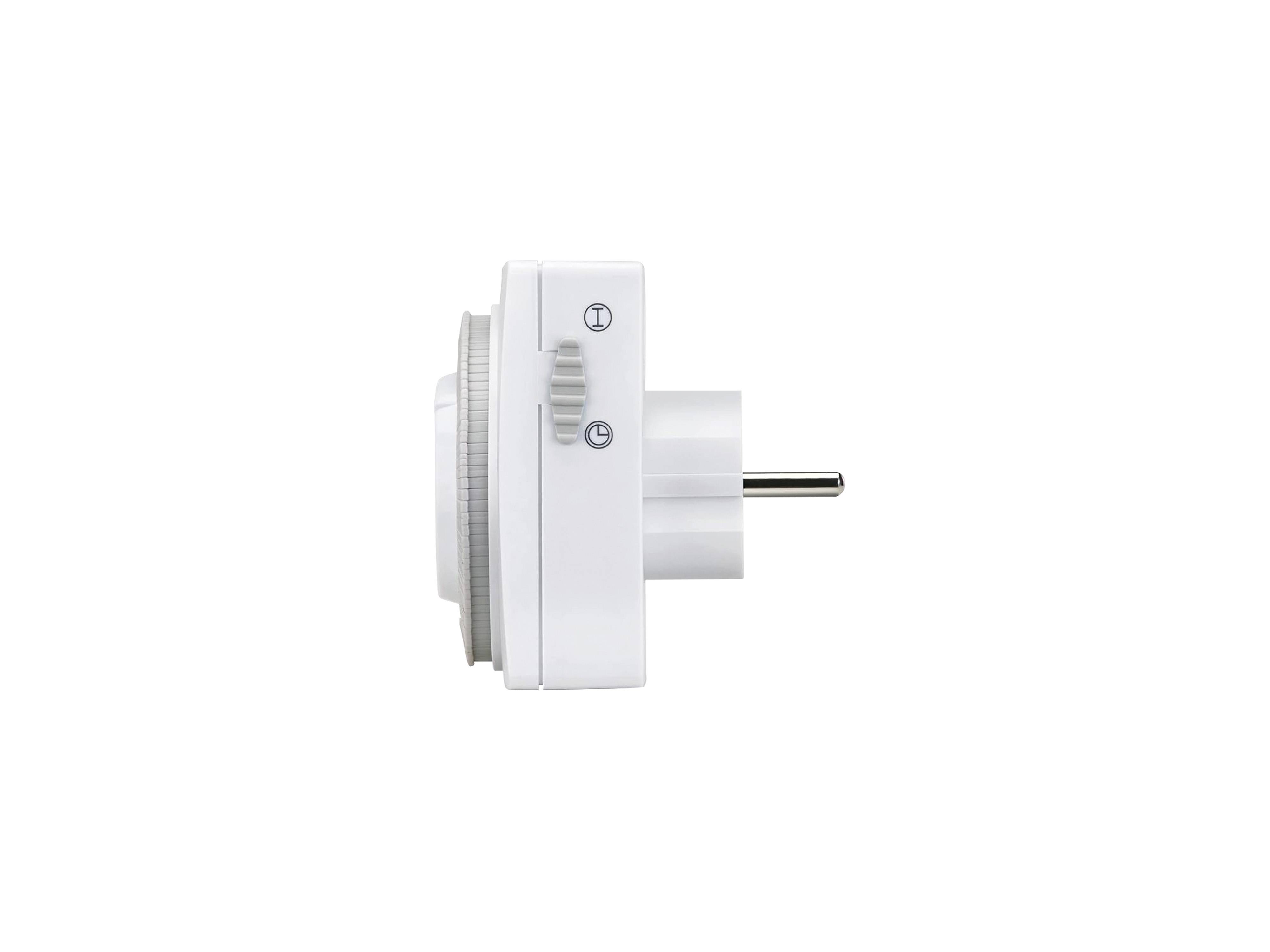 SONERO Zeitschaltuhr X-MOT-10, mechanisch, IP20, 350 Watt, weiß
