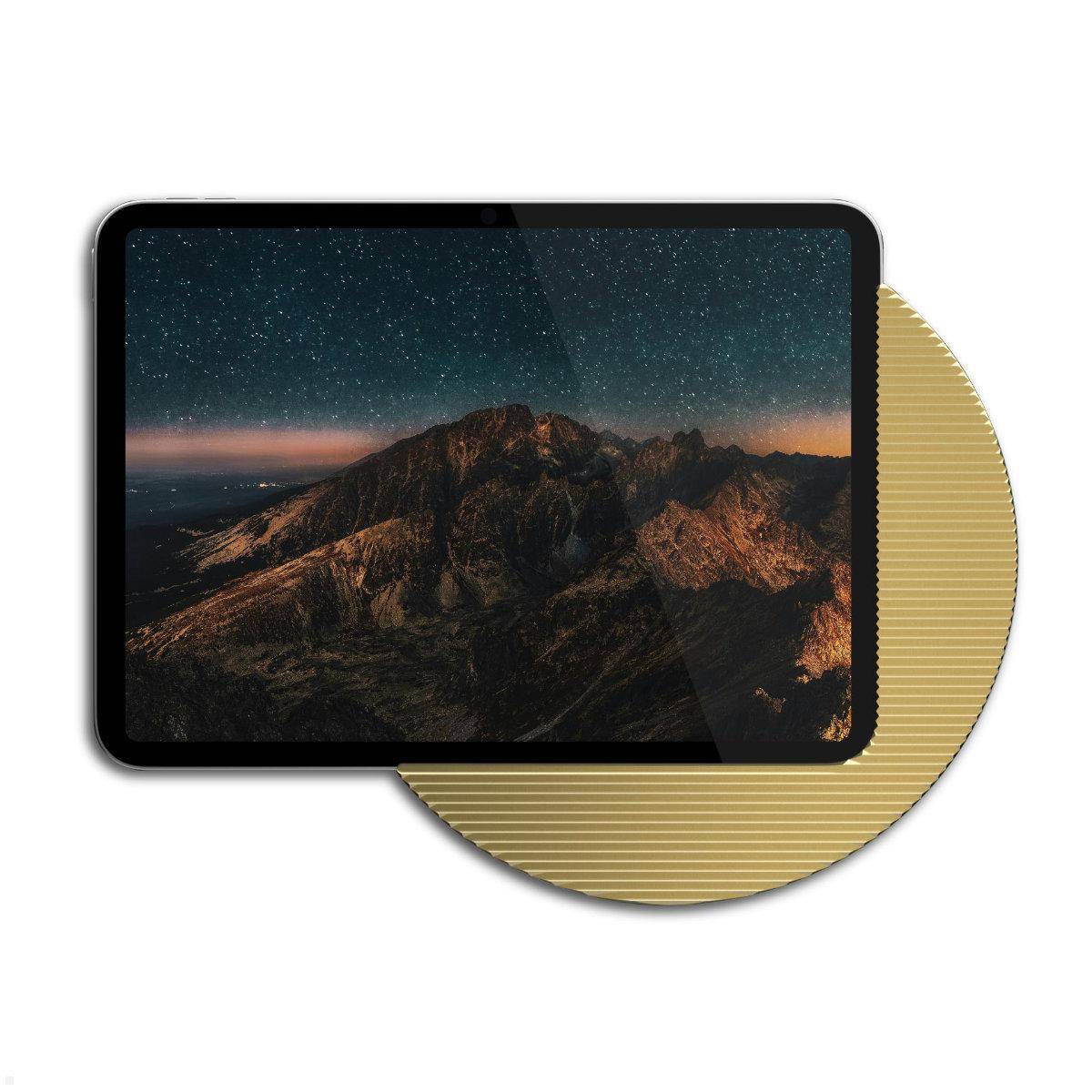 Displine Moonlight Wall Wandhalterung für iPad 10.9 (10.Gen) USB-C, gold eloxier...