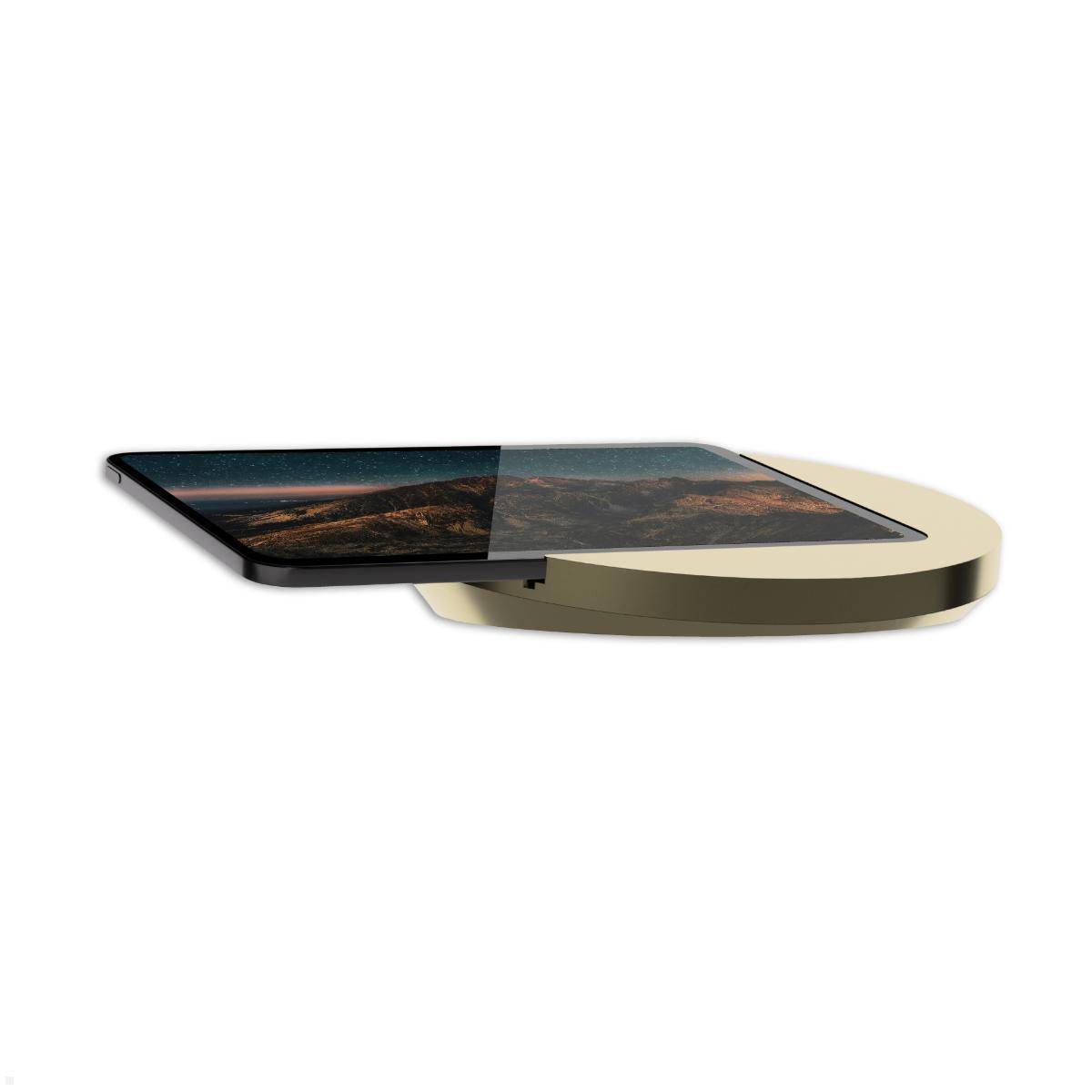 Displine Sunset Console für iPad 10.9 (10.Gen) Tisch Konsole USB-C, gold eloxier...