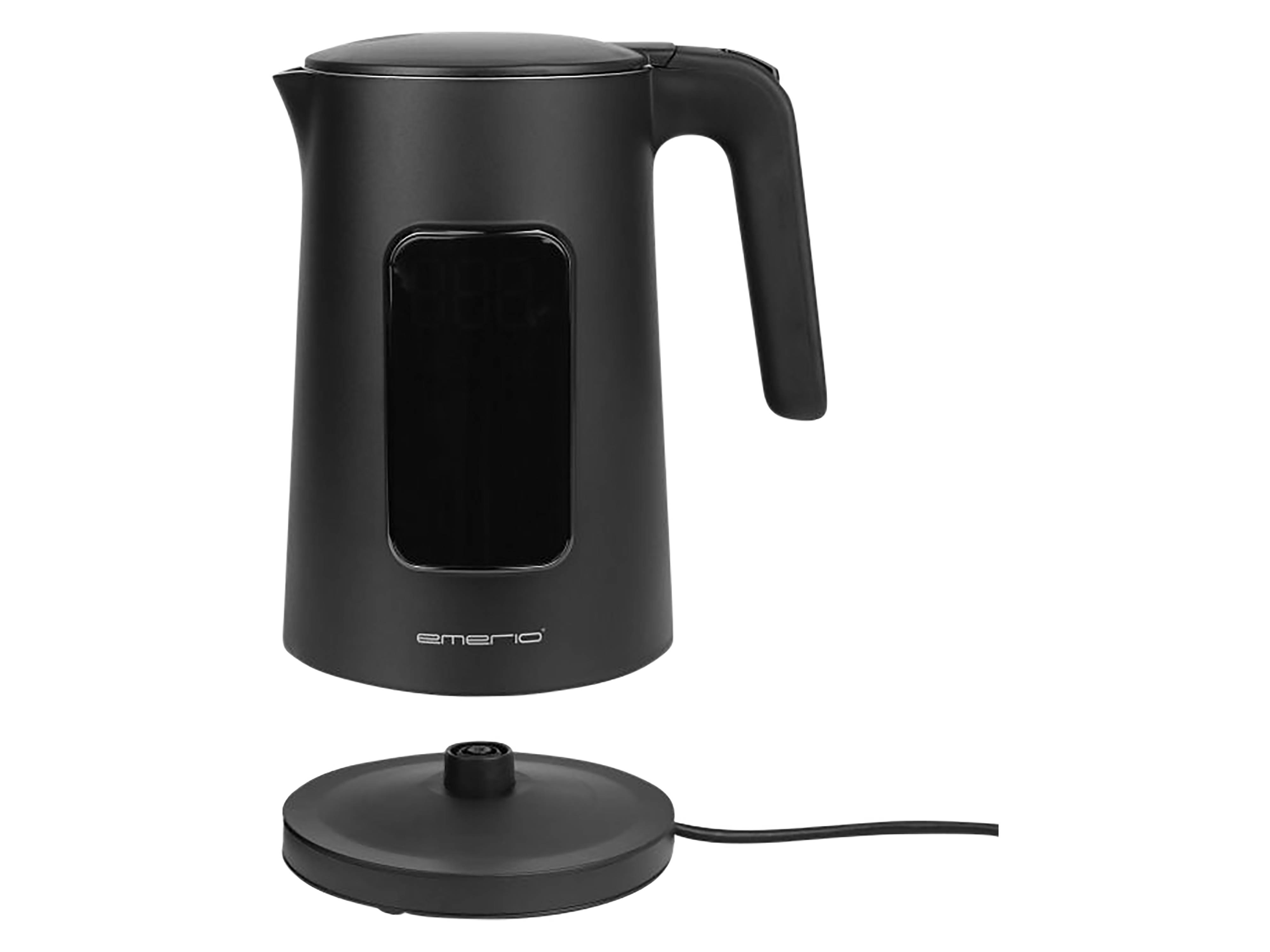 EMERIO Wasserkocher WK-132229, 1,7 l, 2200 W, Schwarz