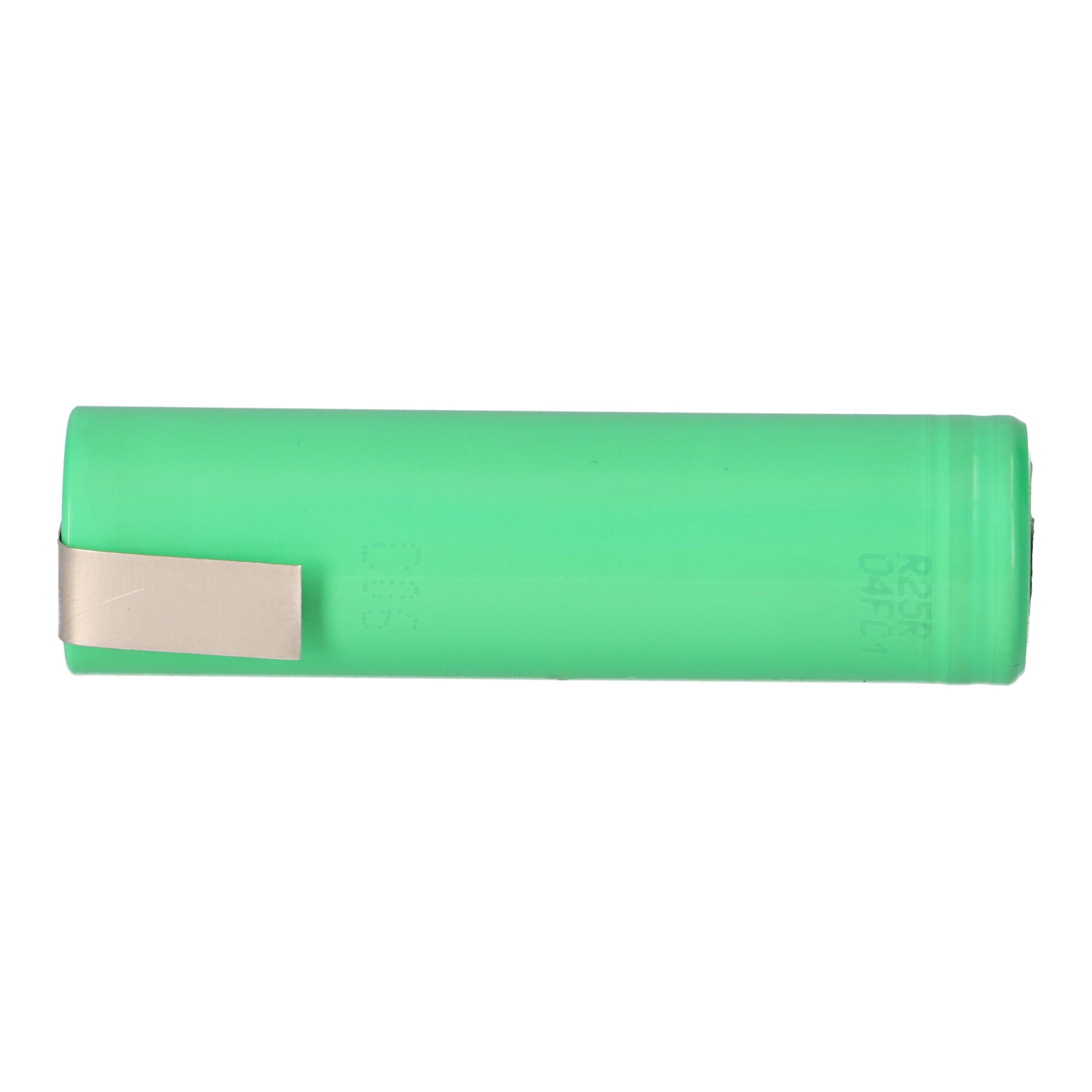 Samsung INR18650-25R 18650 Akku 3,6V 2500mAh 20A mit Z-Lötfahne