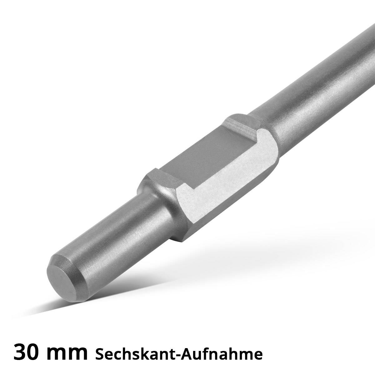 STAHLWERK Meißel 4er Set mit 2 Flachmeißeln und 2 Spitzmeißeln 30 x 380 mm