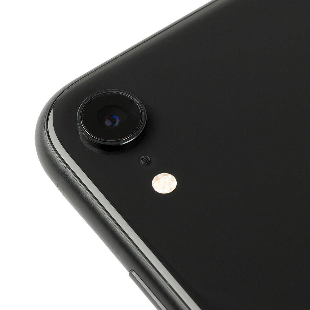 Apple iPhone XR (Refurbished) Smartphone (P/N: MRY92ZD/A, 128GB, Schwarz, Face ID, LTE-A, 12 Megapixel)