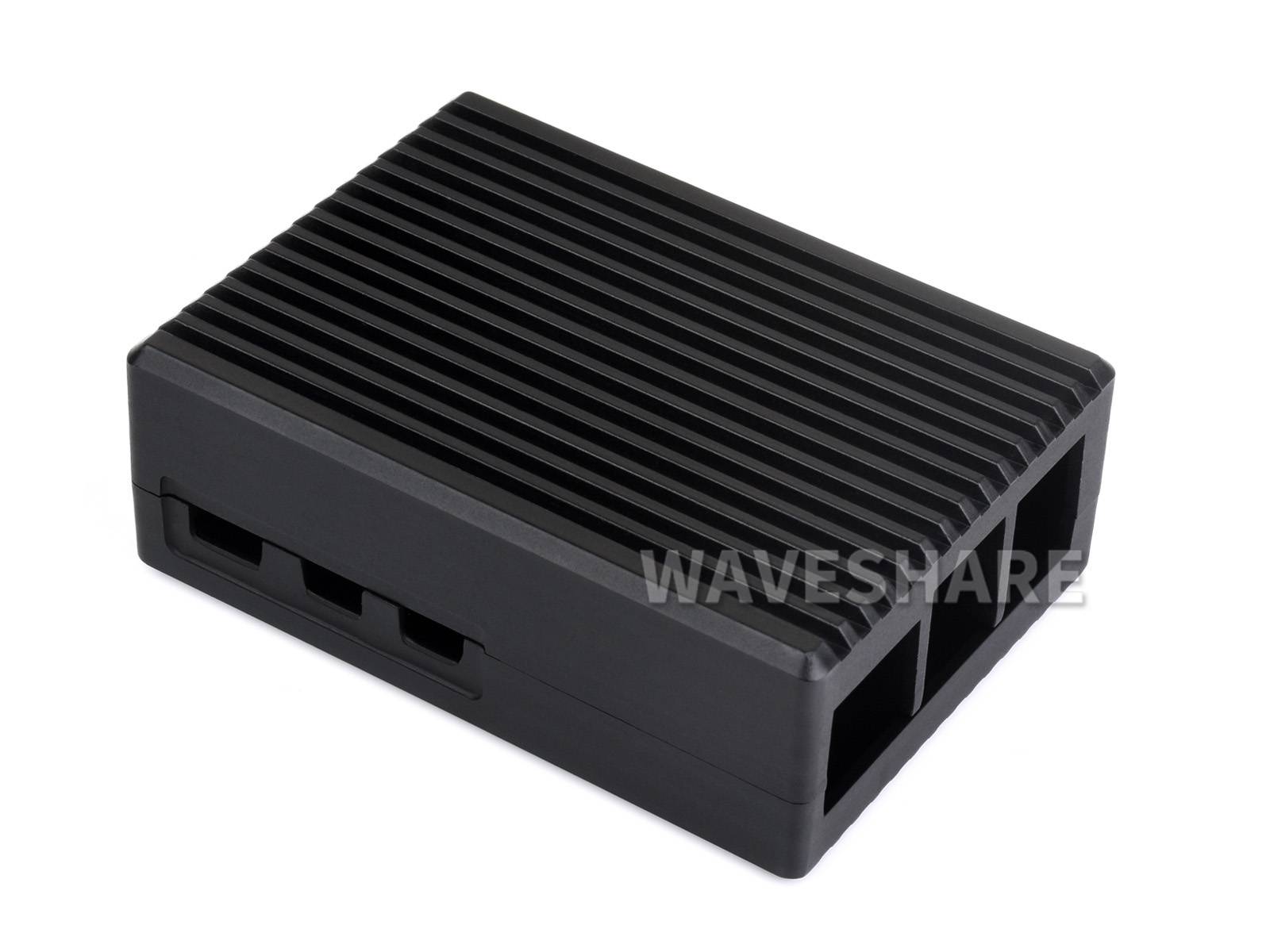WaveShare Aluminum Stripe Grooved Case for Raspberry Pi 5