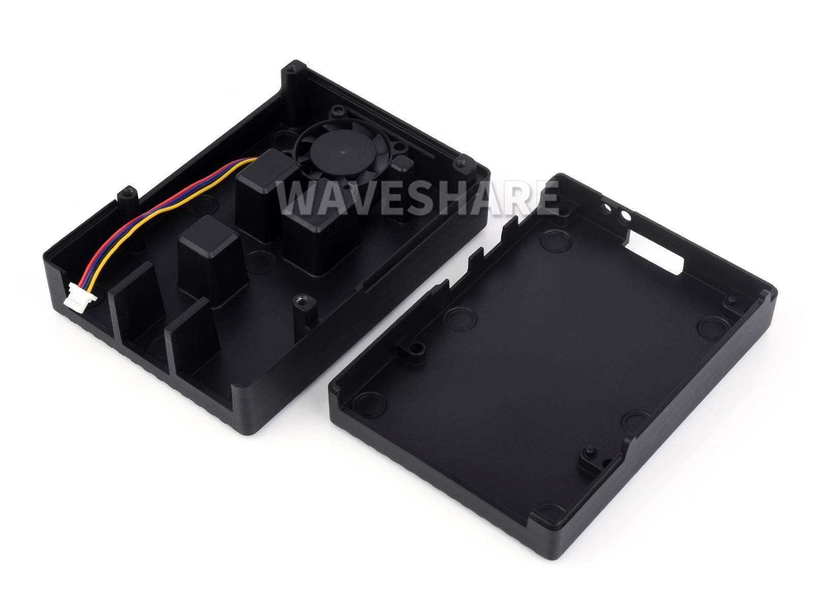 WaveShare Aluminum Stripe Grooved Case for Raspberry Pi 5