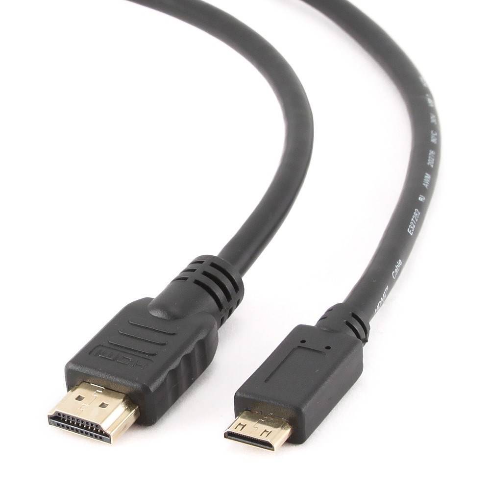 gembird High speed mini HDMI Kabel mit Netzwerkfunktion 1,8m Multimedia-Technik HDMI-Kabel