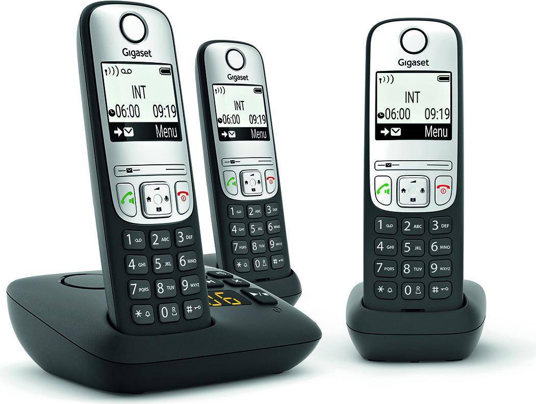 Gigaset A690A Trio schwarz int. Multimedia-Technik Telefone