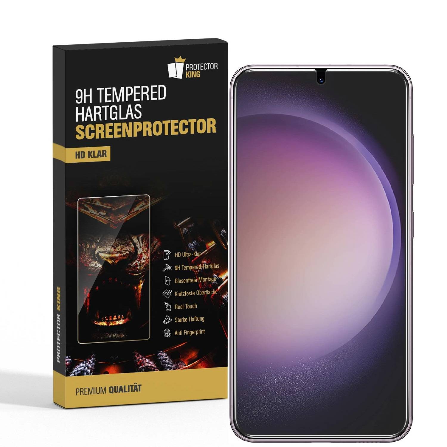 6x 9H Panzerglas für Samsung Galaxy S25 HD klar Tempered Hartglas Displayschutz Schutzglas Schutzfolie Screen-Protector