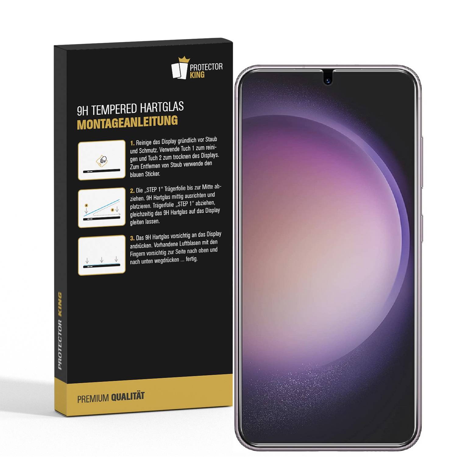 5x 9H Panzerglas für Samsung Galaxy S25 HD klar Tempered Hartglas Displayschutz Schutzglas Schutzfolie Screen-Protector
