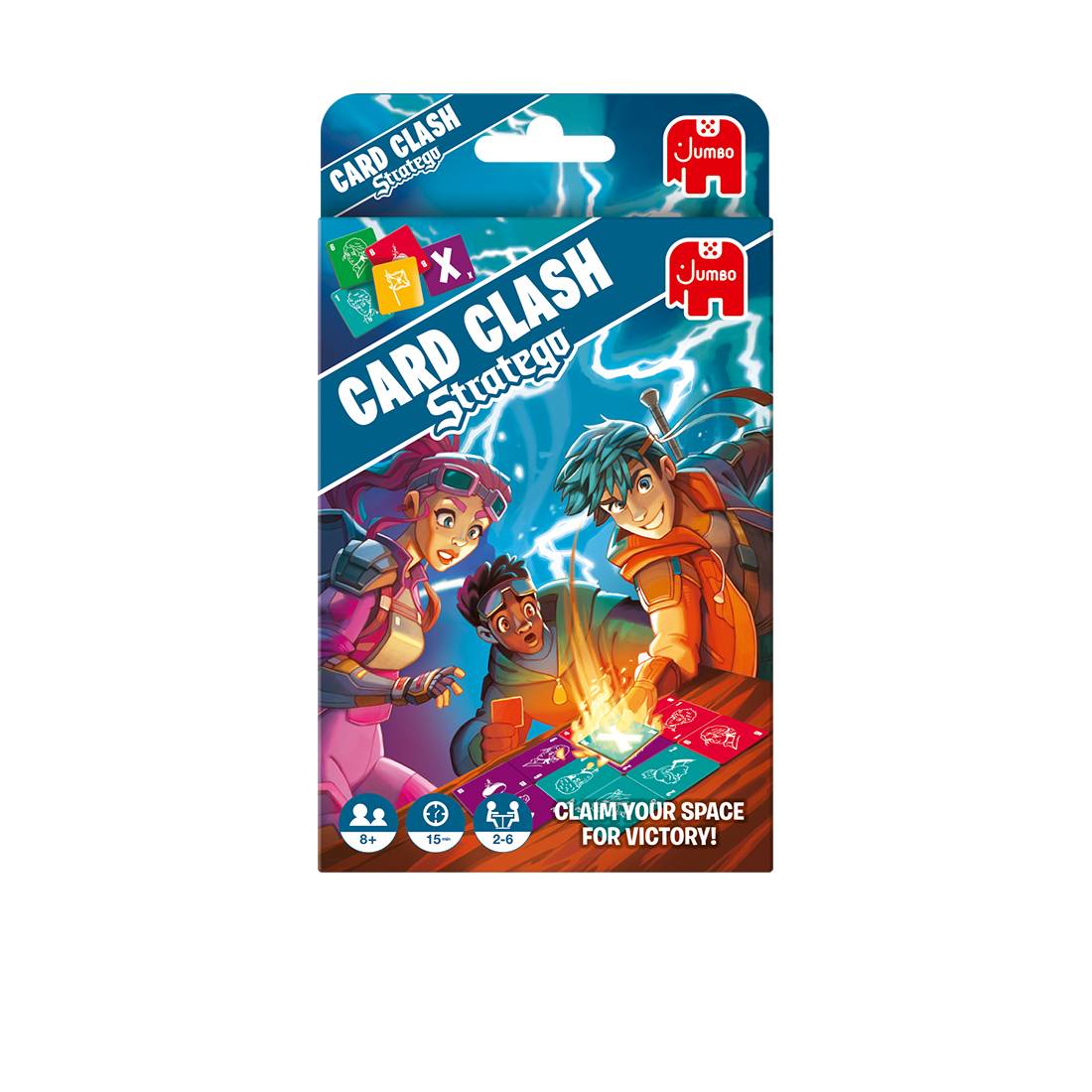 Jumbo Spiele 1110100466 Stratego Card Clash