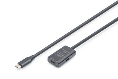 DIGITUS - Aktives USB 3.2 Gen1 5G Verlängerungskabel, USB-C - USB-C, 5m